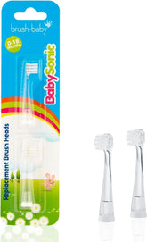 Brush-Baby Babysonic Replacement Heads 0-18mo (2 pack) | The Nest Attachment Parenting Hub